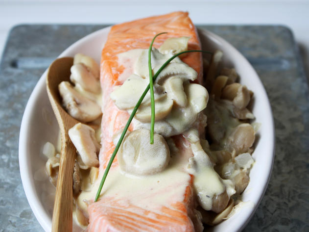 recette de saumon au champagne de ma mamie