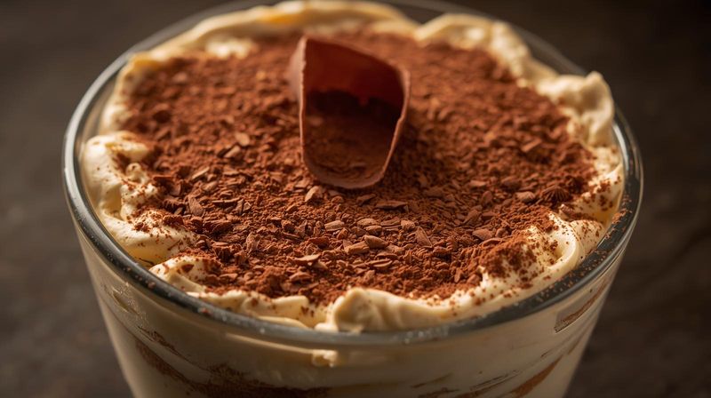 le tiramisu est souvent servi dans un grand verre