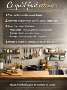 faire le vide en cuisine