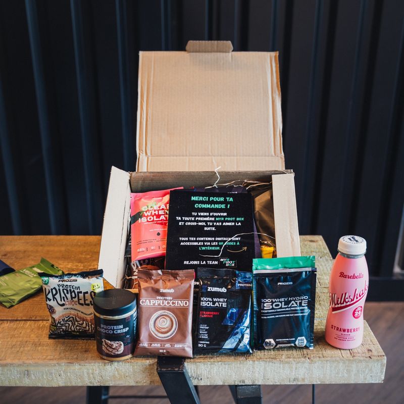 contenu produits my prot box protéiné