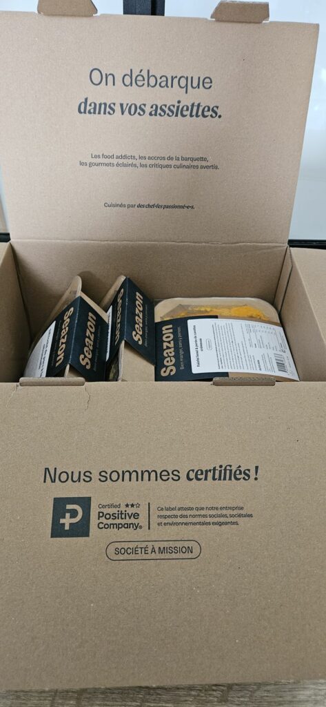 ouverture du colis sezon