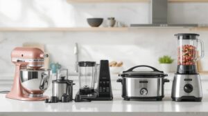 plusieurs appareils eletrique pour faciliter la cuisine