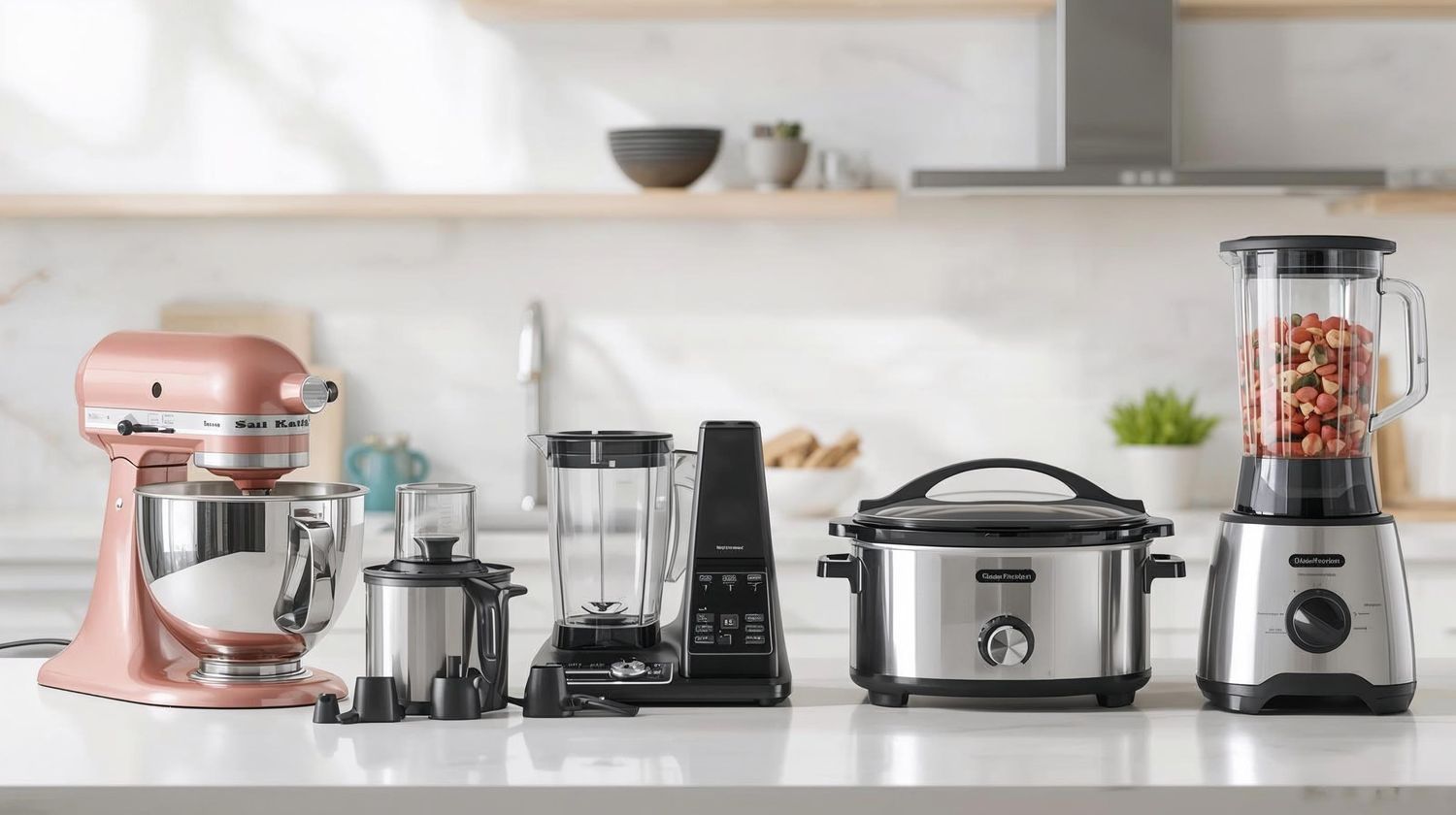 plusieurs appareils eletrique pour faciliter la cuisine