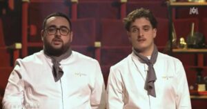 deux candidats de l'émission top chef qui ont servi du sperme de daurade
